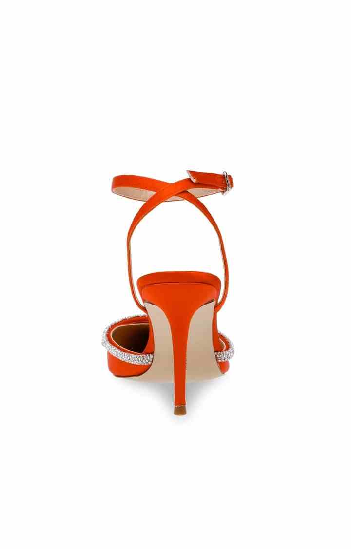 Leiaa Orange Pumps