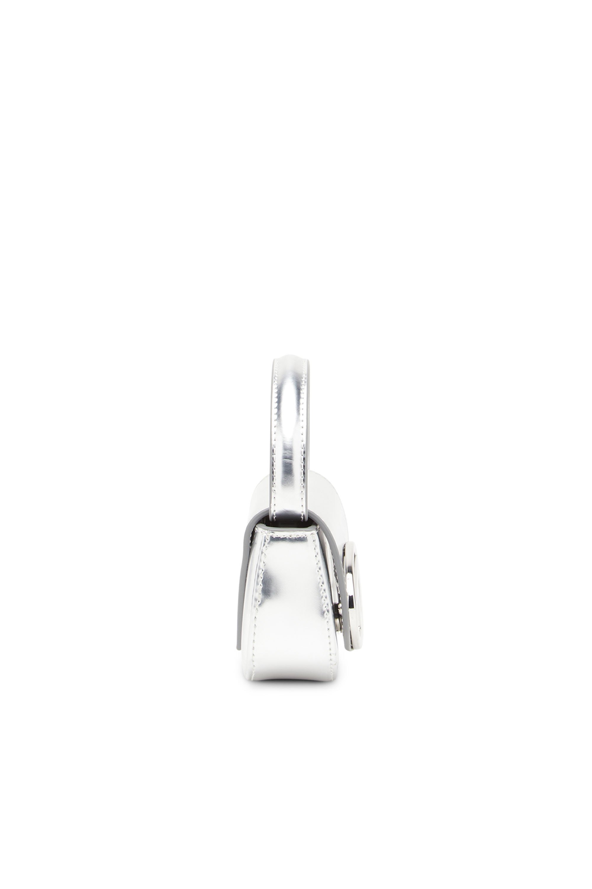Silver 1DR-XS-S-Iconic mini bag in mirrored leather