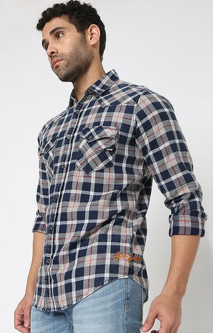 GAS | Kant Checked Slim Fit IN Shirt