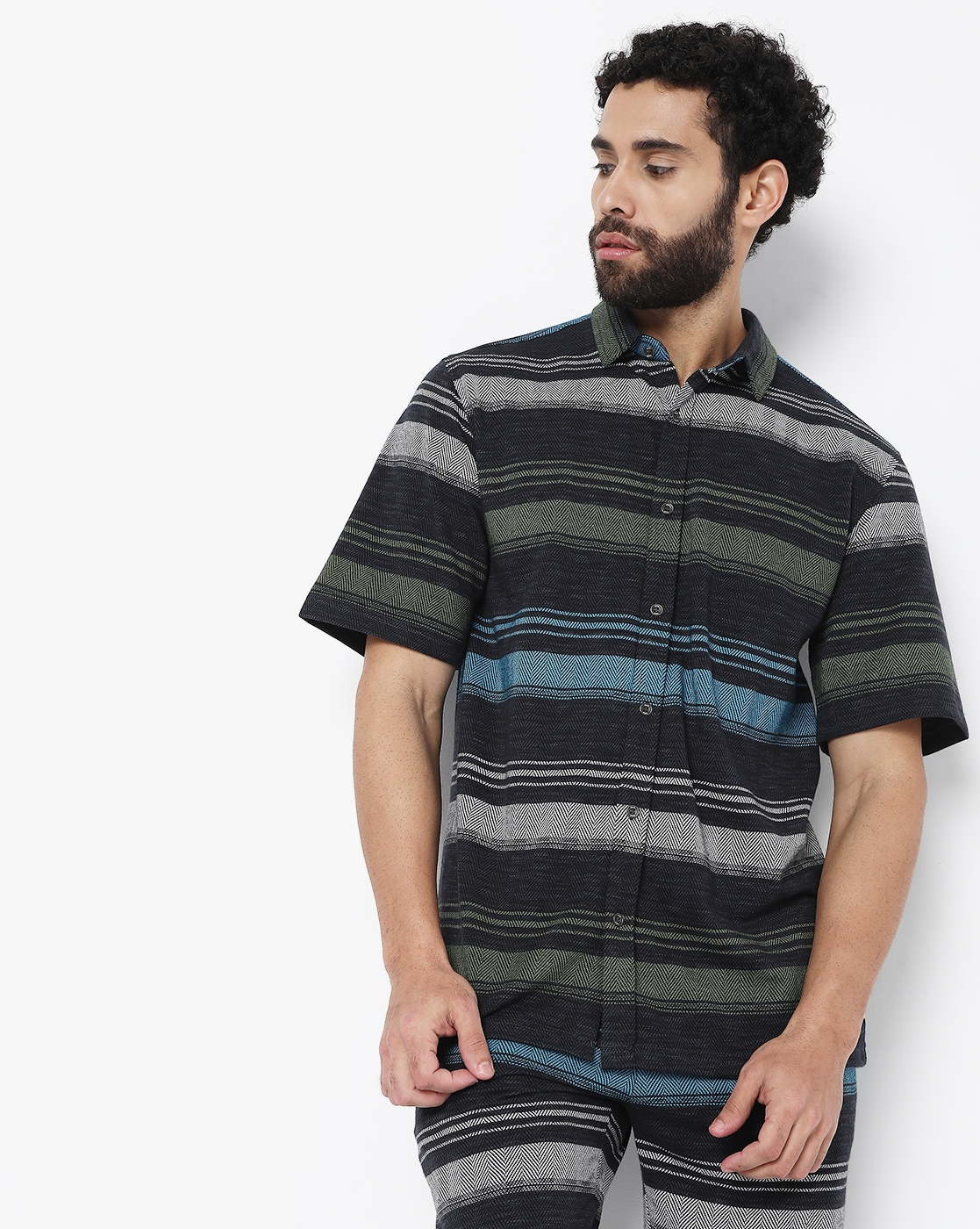 GAS | Dario Striped Regular Fit Polycotton Shirt