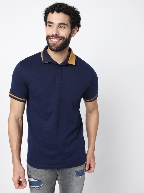 GAS | Duo Tone Slim Fit Polo T-Shirt