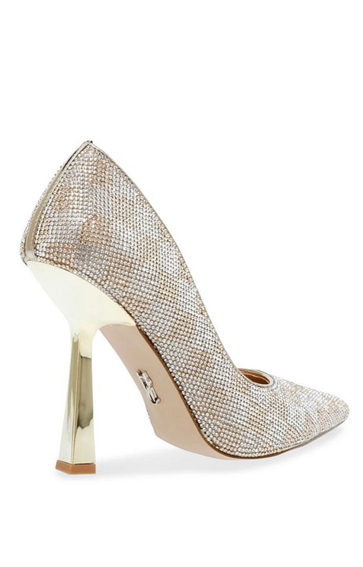 Priscilla-R Gold Pumps