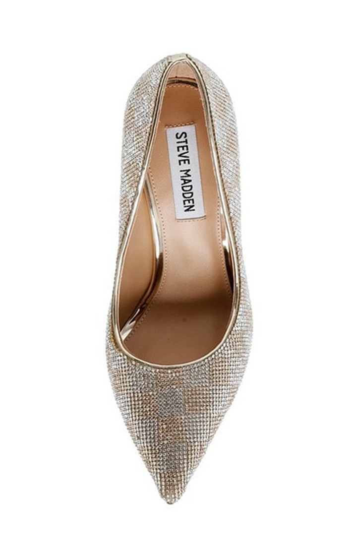 Priscilla-R Gold Pumps