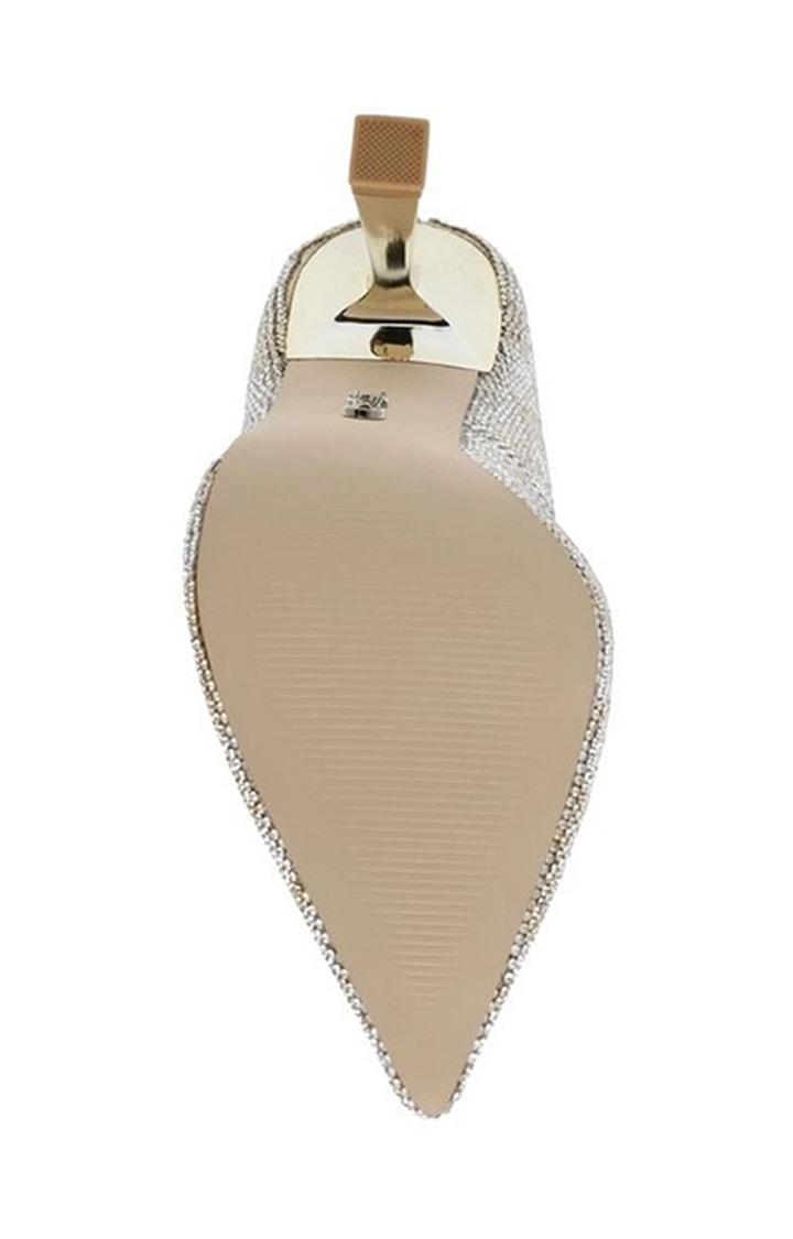Priscilla-R Gold Pumps