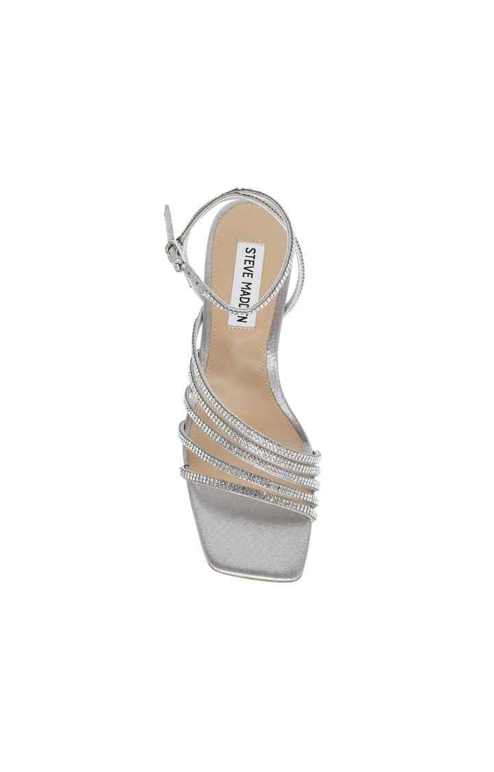 Aglow-R Silver Heel Sandals