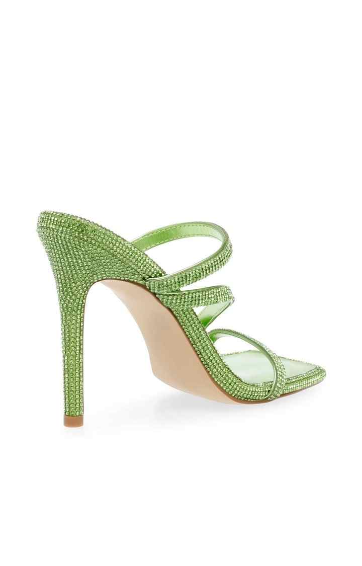 Annual Green Heel Sandals