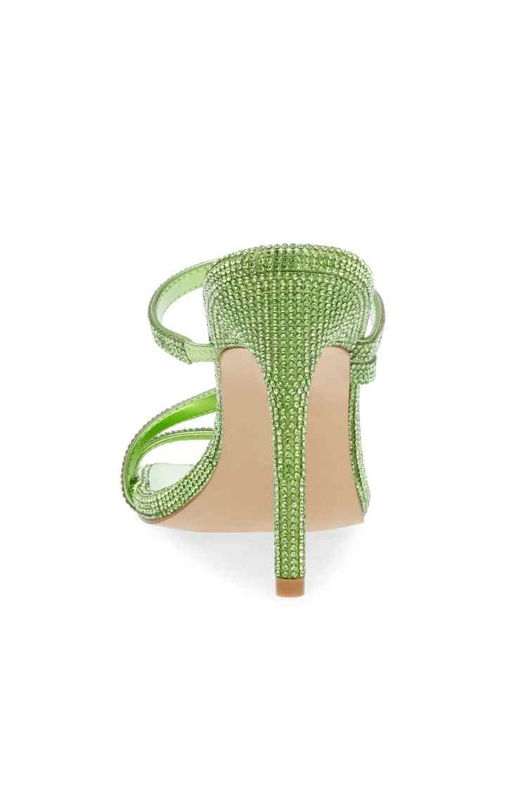 Annual Green Heel Sandals