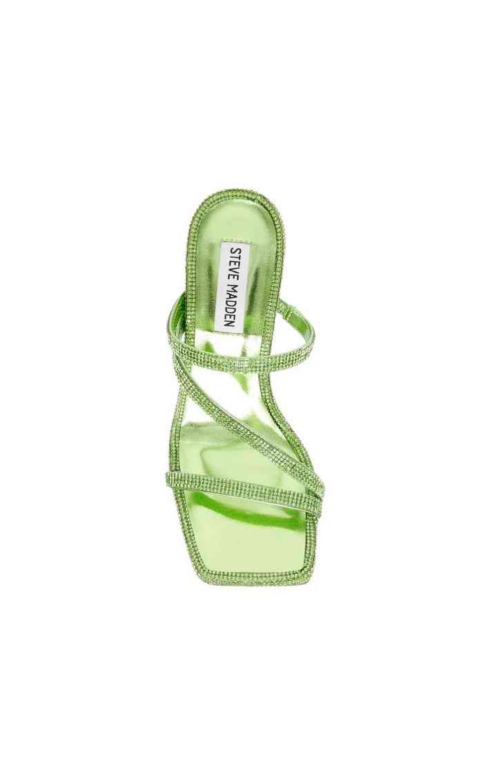 Annual Green Heel Sandals