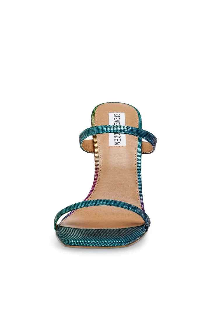 Lunah Green Heel Sandals