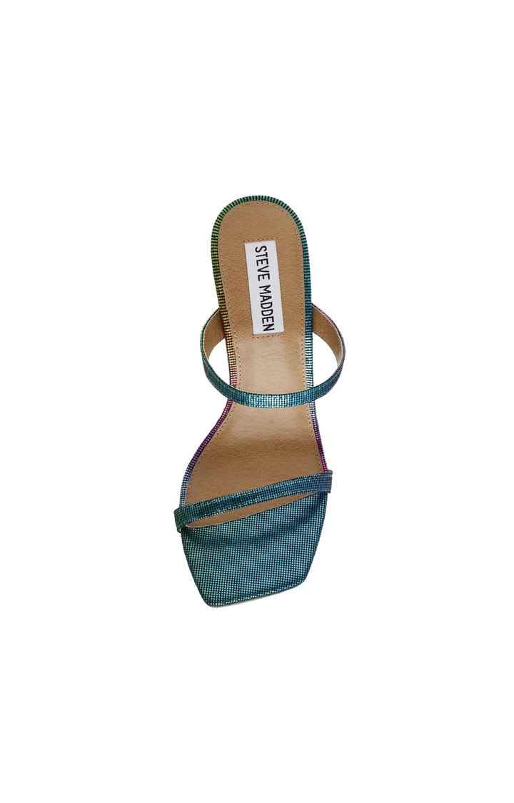 Lunah Green Heel Sandals