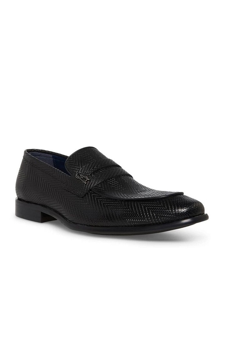Vincent Black Tie-Ups & Dress Loafers