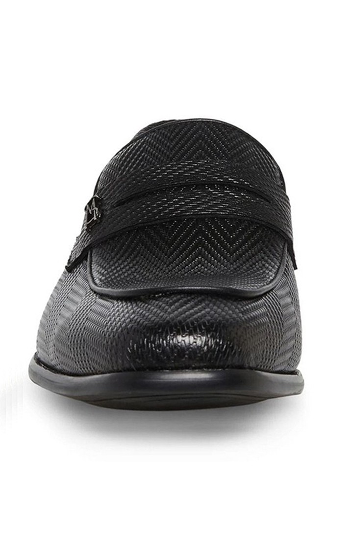 Vincent Black Tie-Ups & Dress Loafers
