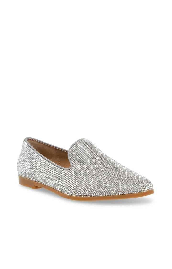 Corral-R Silver Closed Flats & Ballerinas
