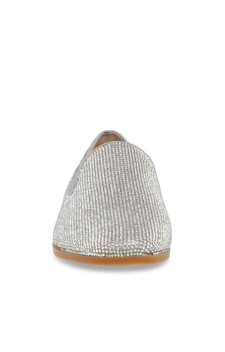 Corral-R Silver Closed Flats & Ballerinas