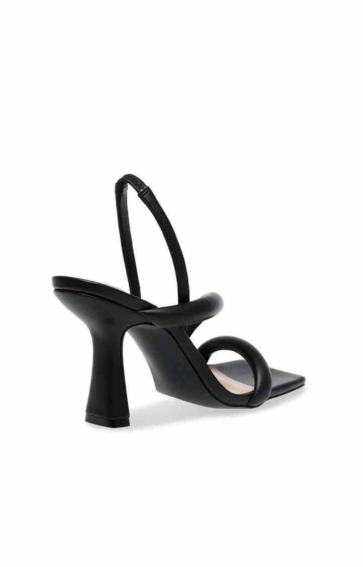 Elizabeth Black Heel Sandals