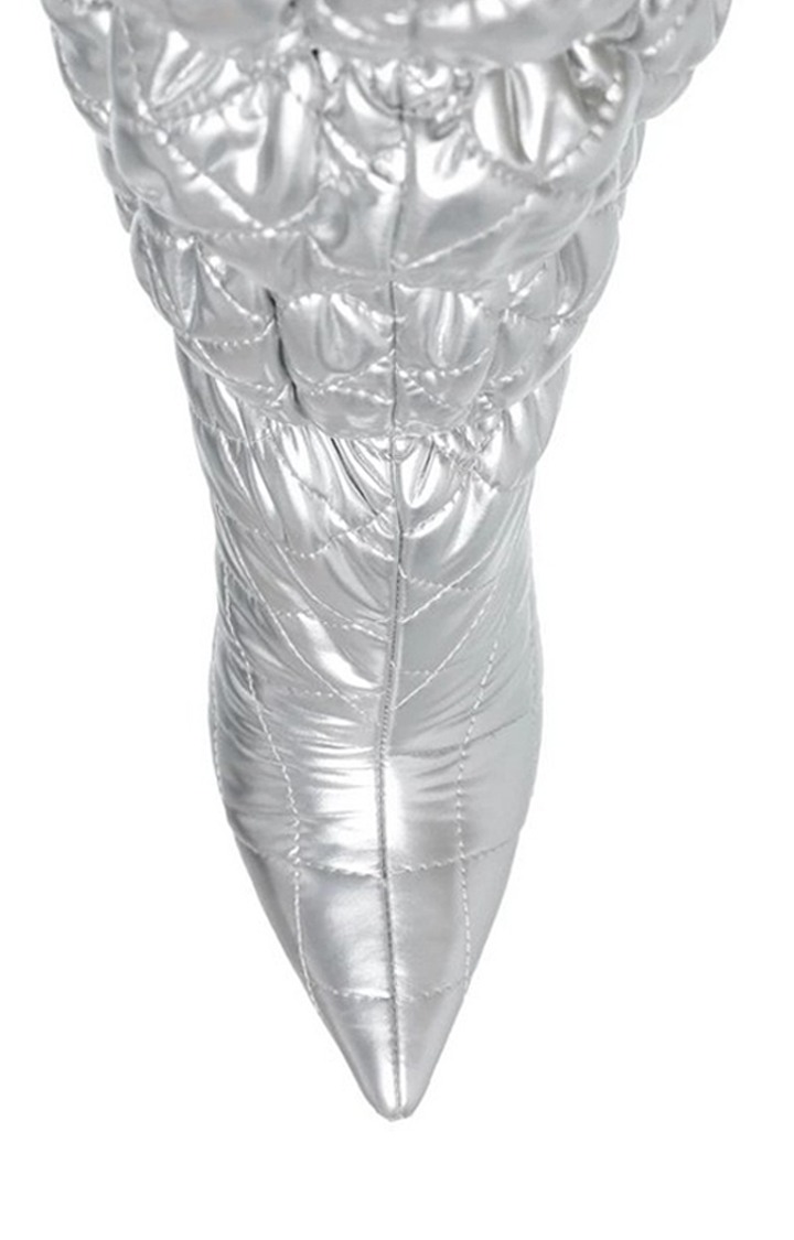 Silhouette Silver Boots