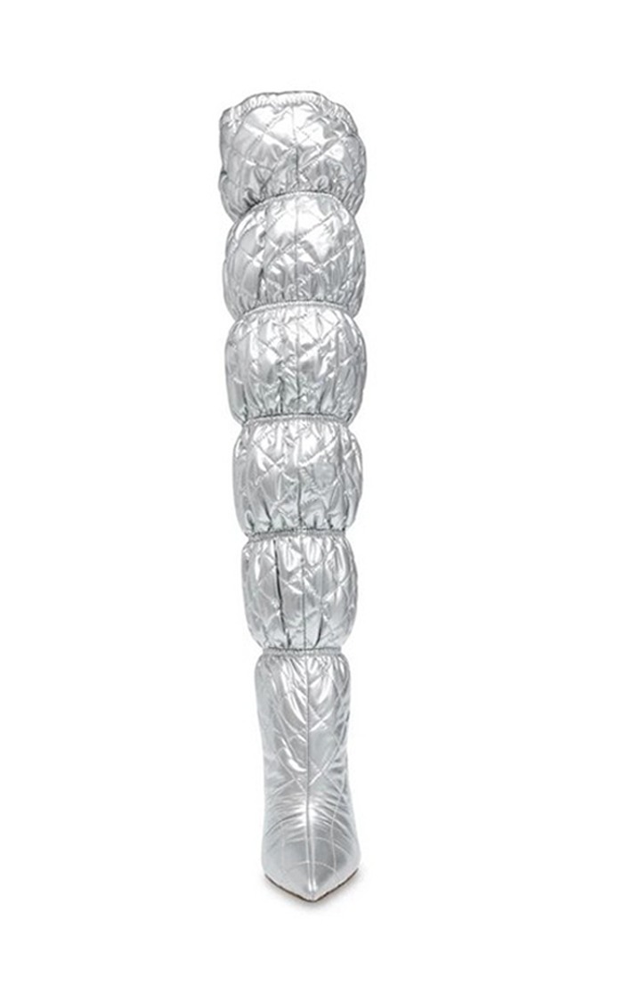 Silhouette Silver Boots