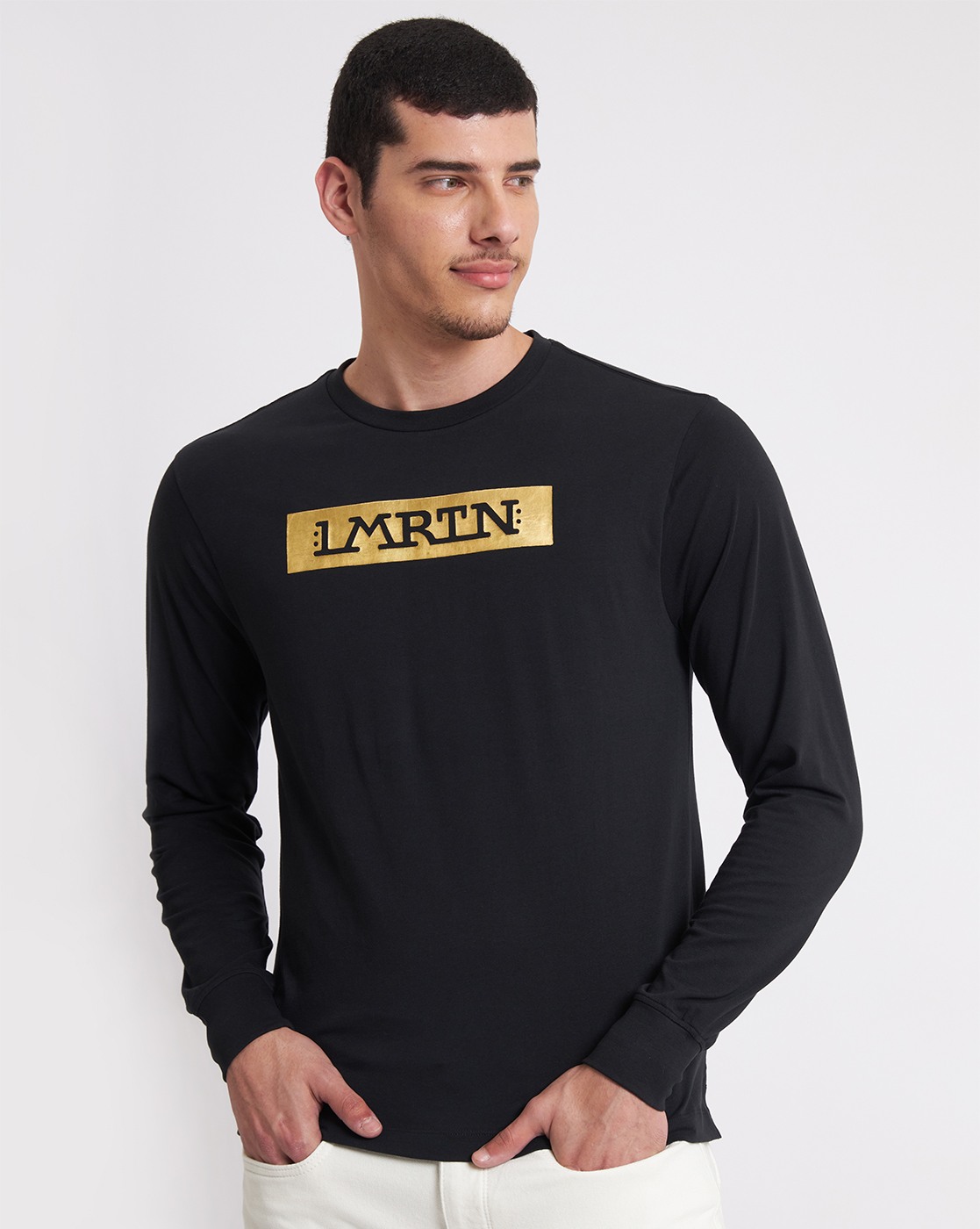 Brand Print Crew-Neck T-Shirt