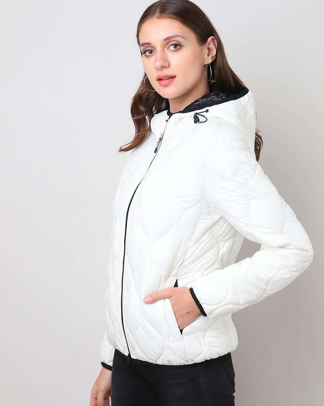 White Polyester Western Jackets For Women
