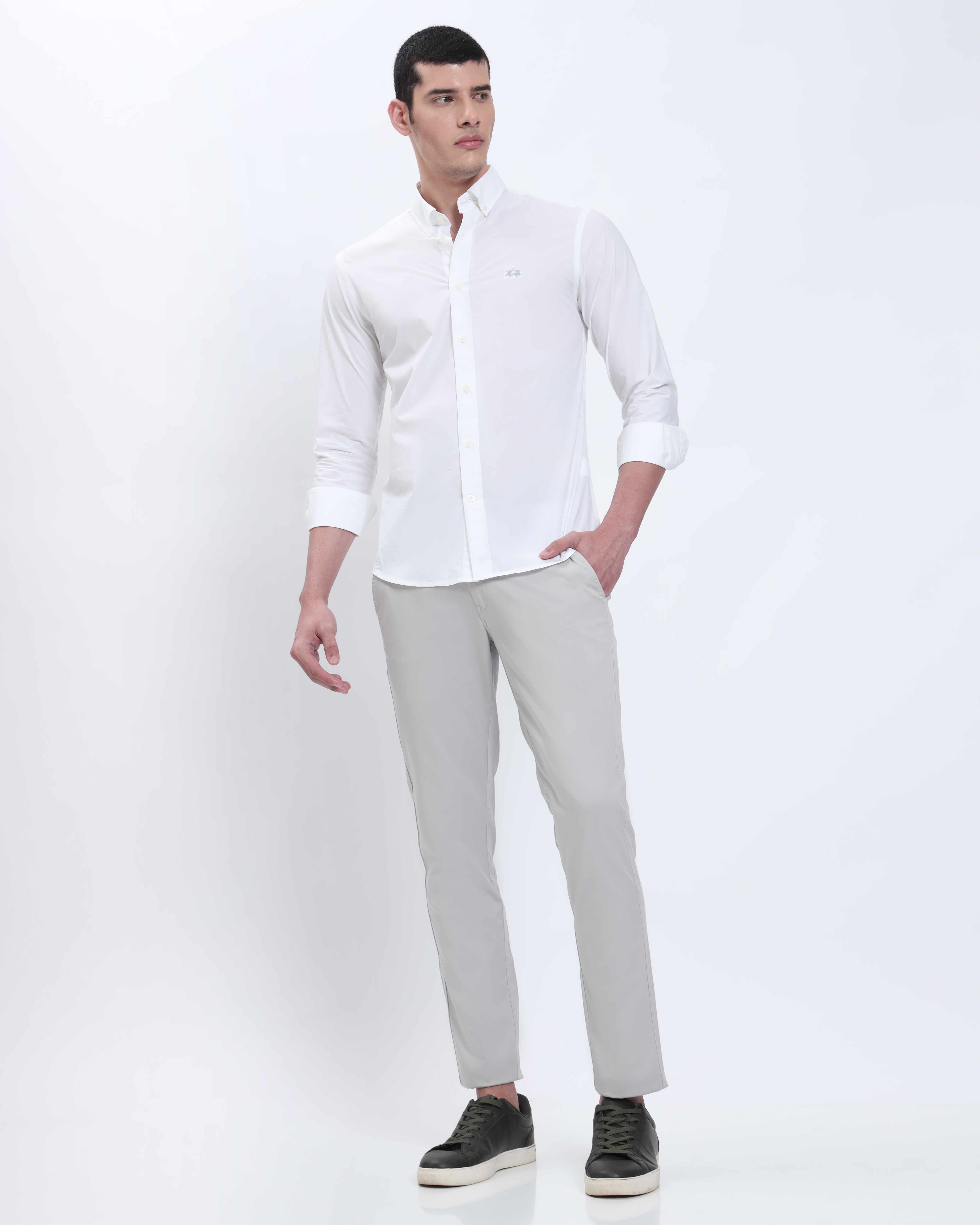 Men's Solid Chino