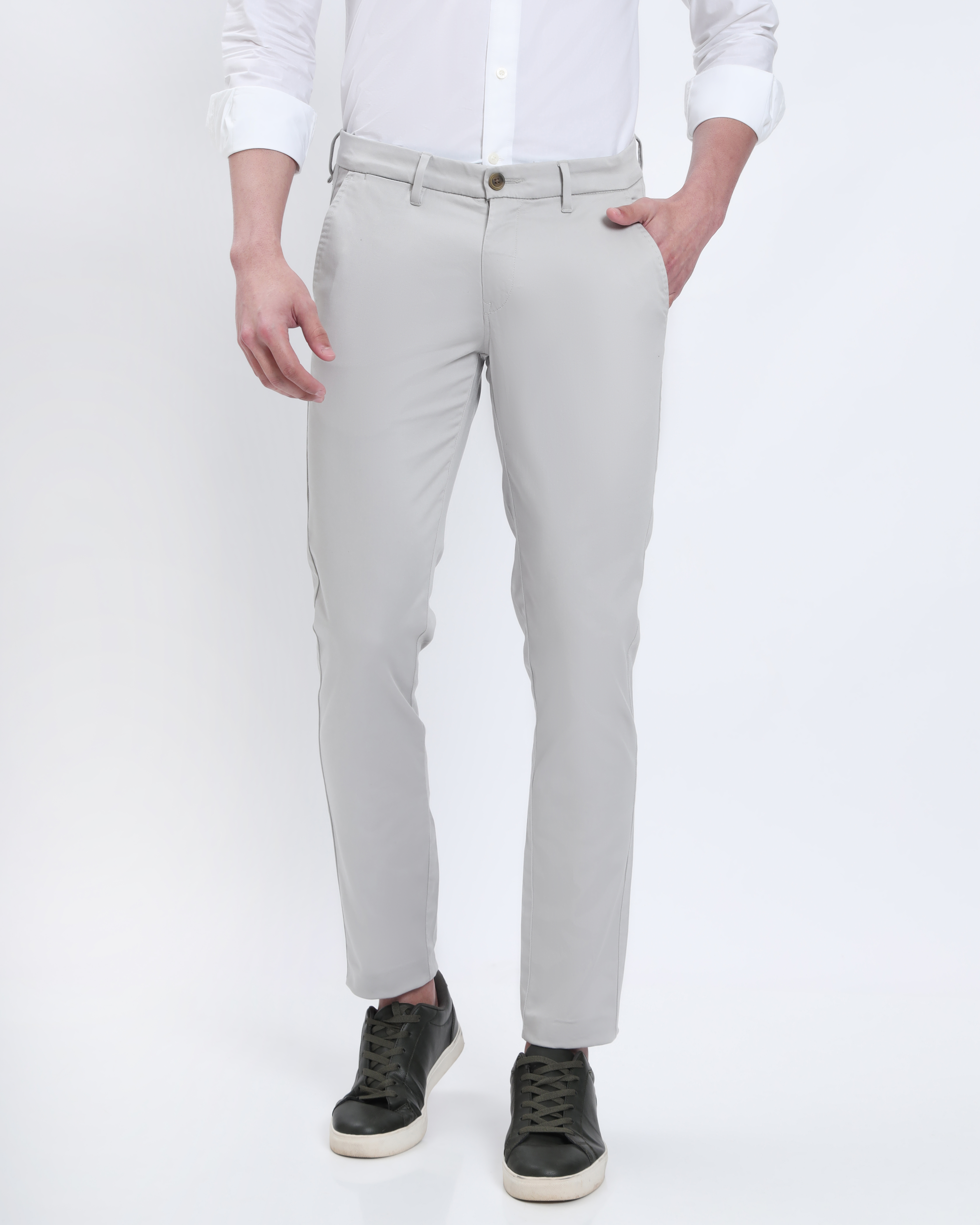 Men's Solid Chino