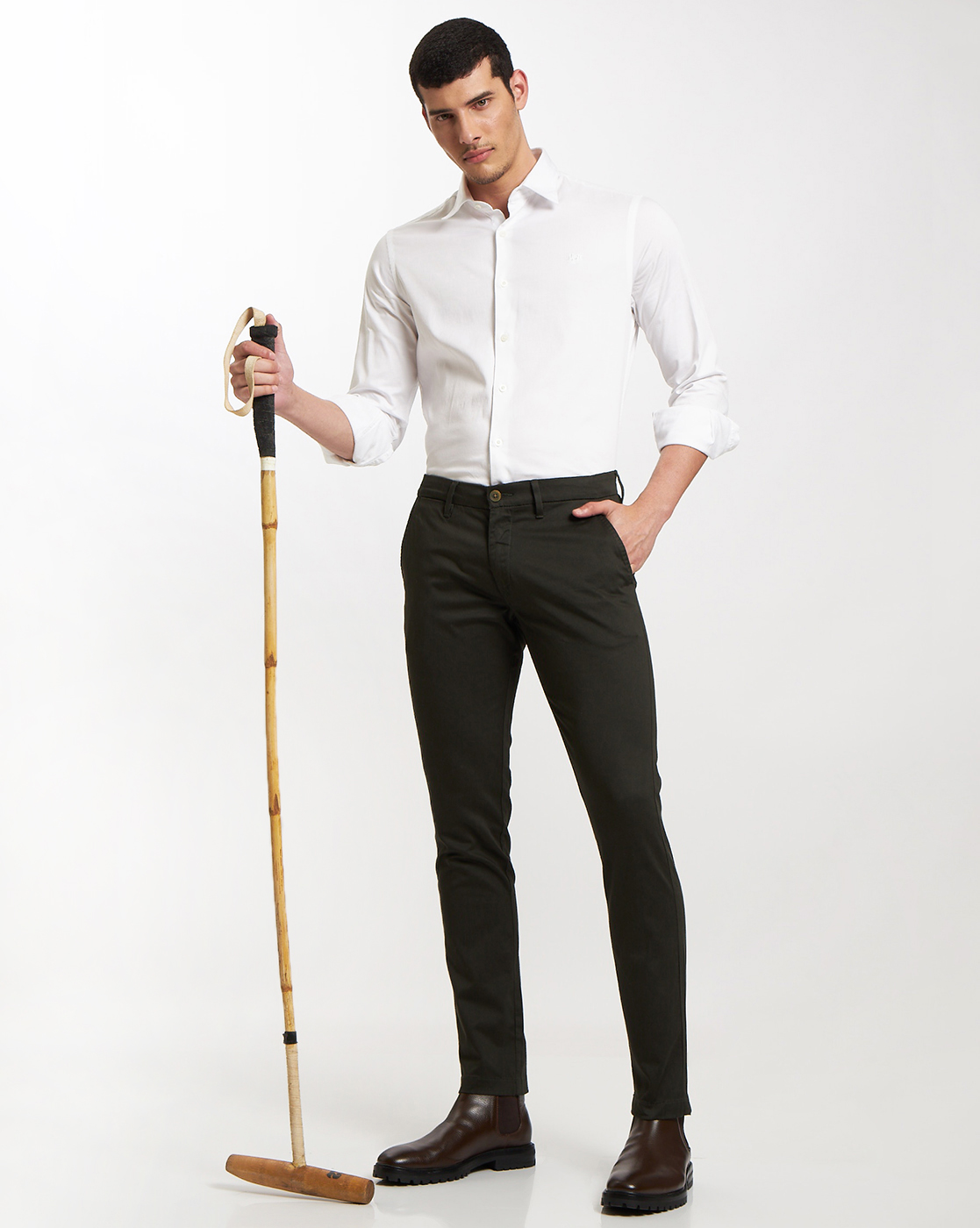 Men's Solid Chino