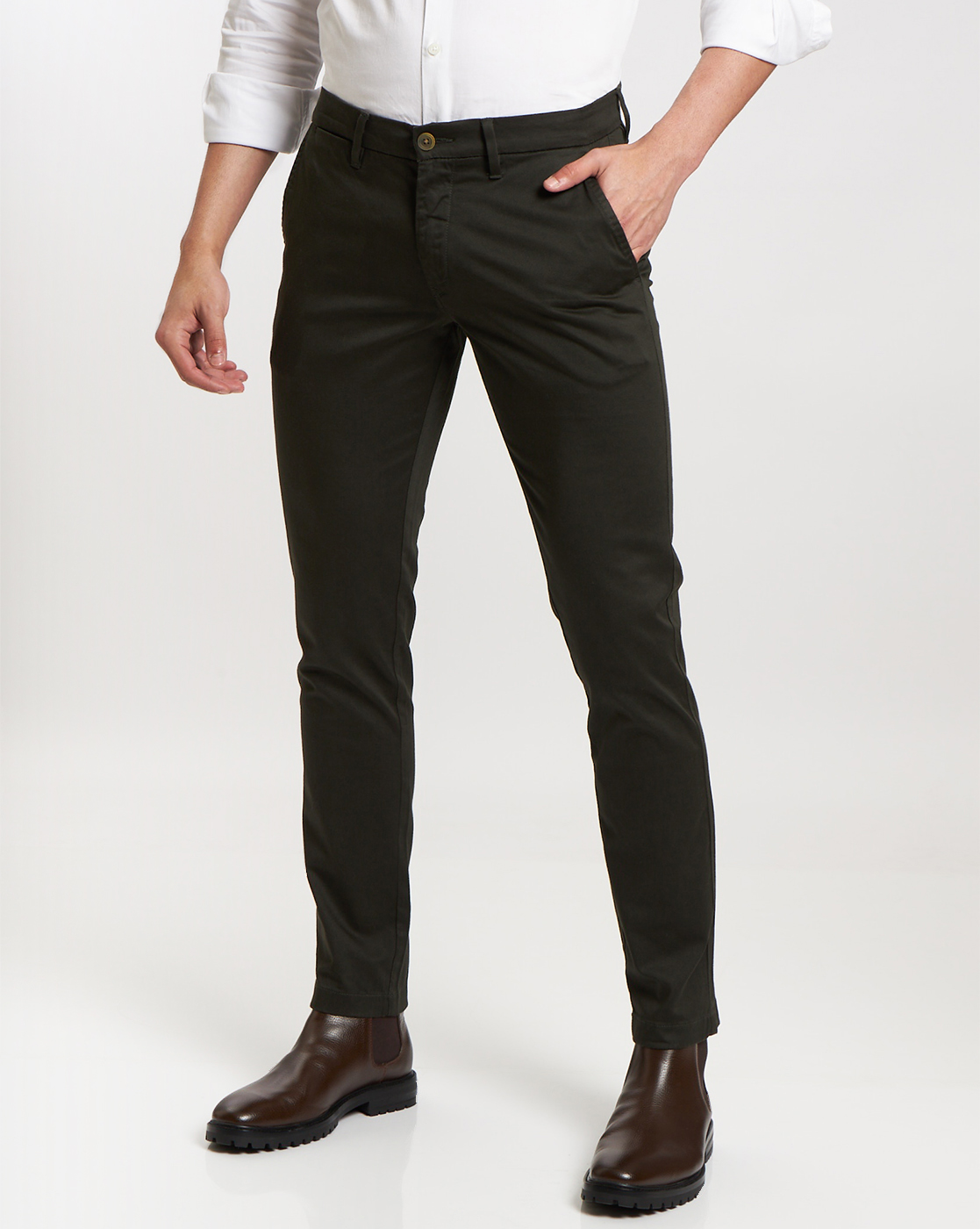 Men's Solid Chino