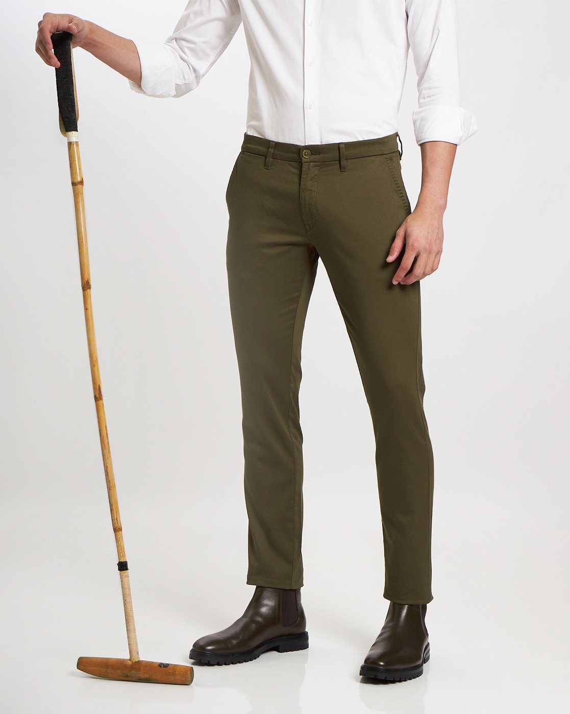 Men's Solid Chino