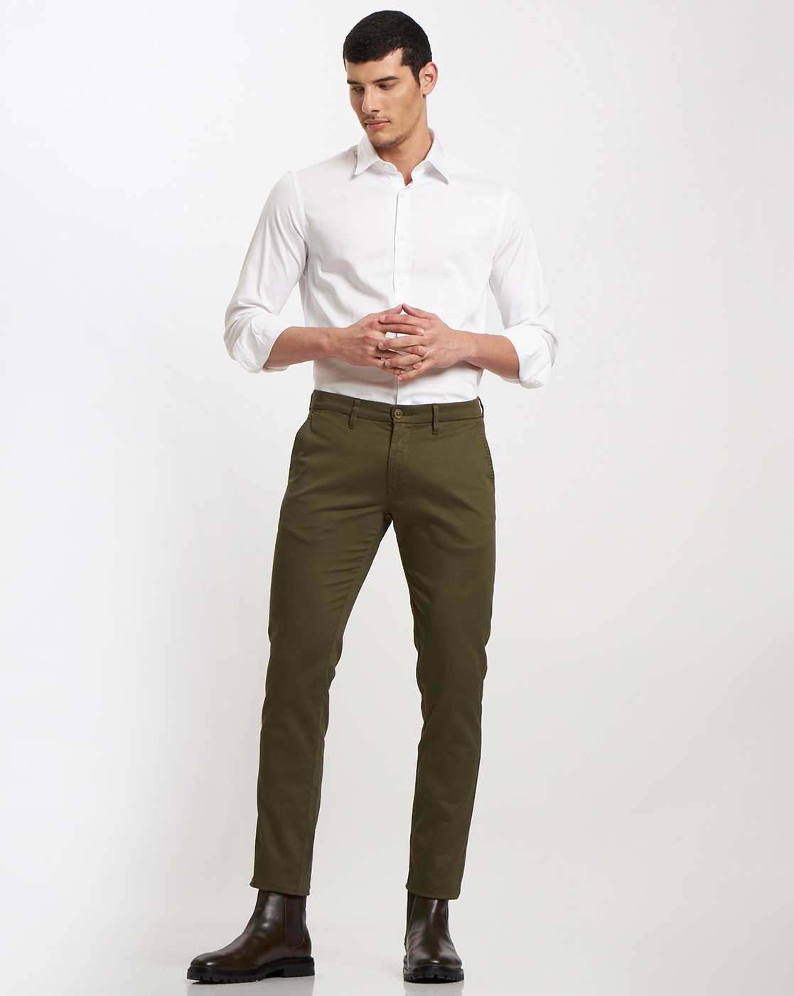 Men's Solid Chino