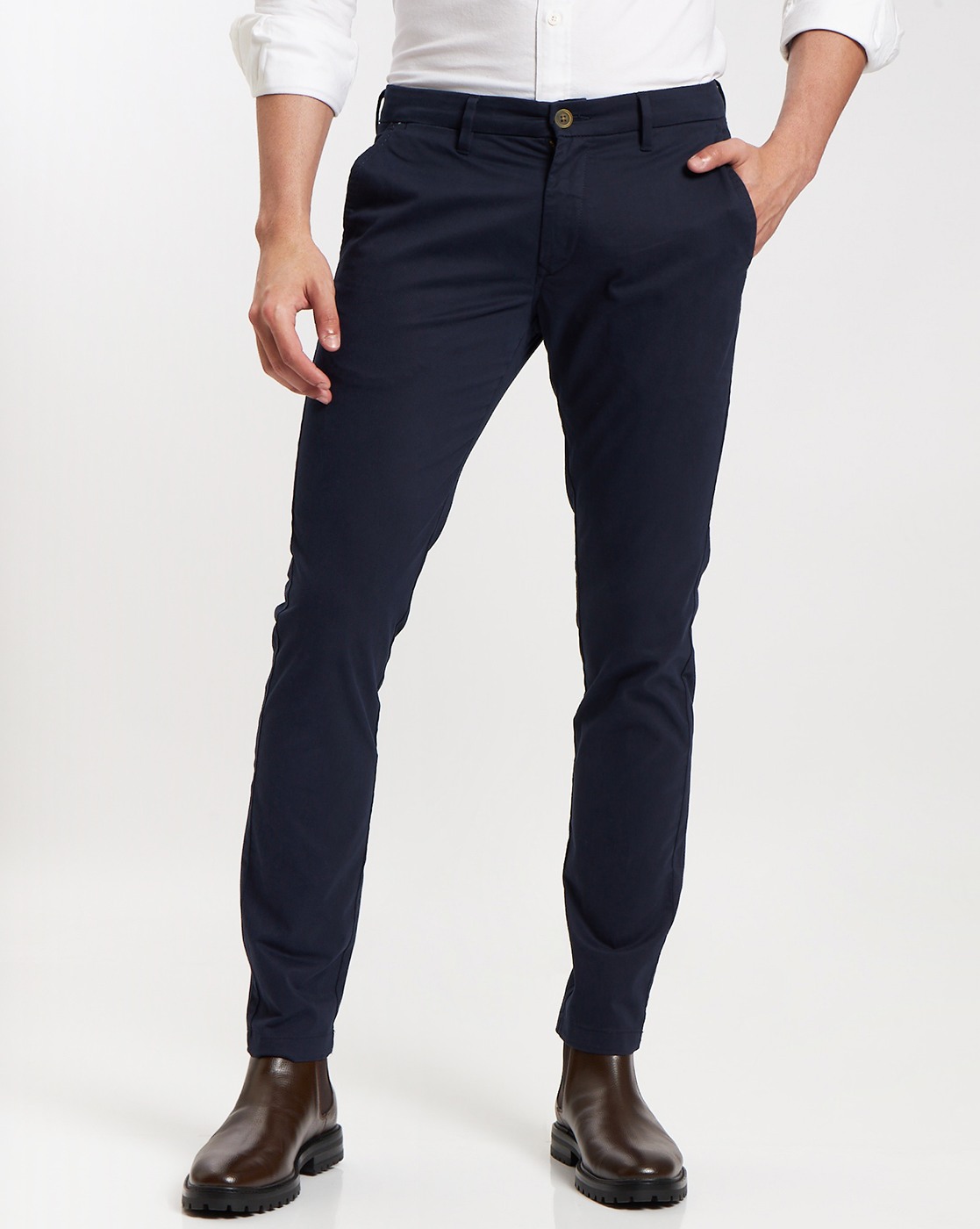 Men's Solid Chino