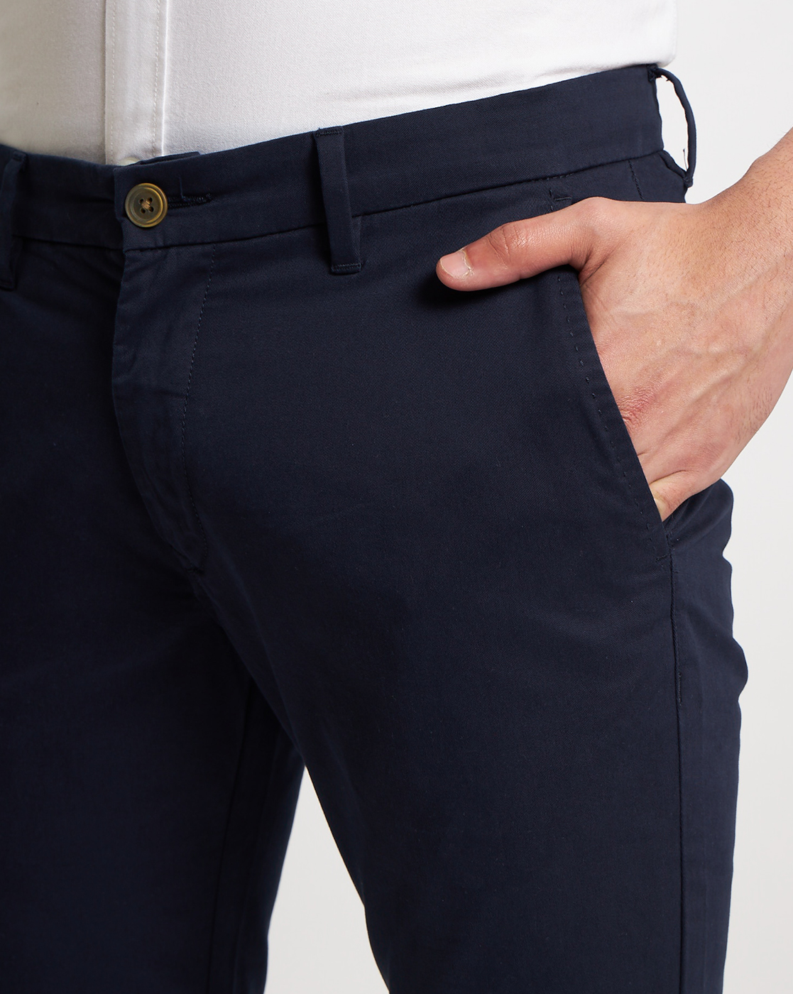 Men's Solid Chino