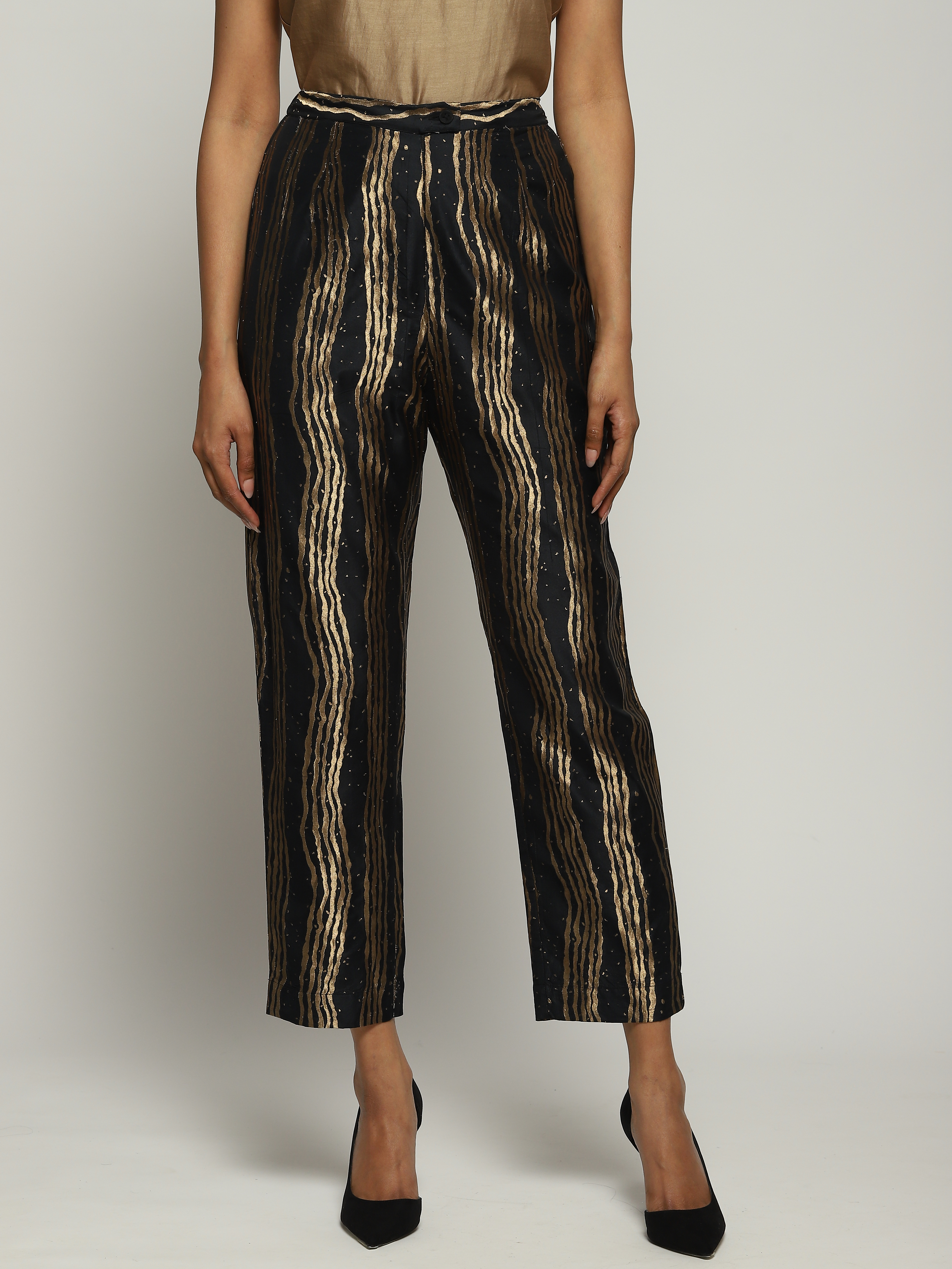 Gucci trousers gold wide legs – Vintage Le Monde