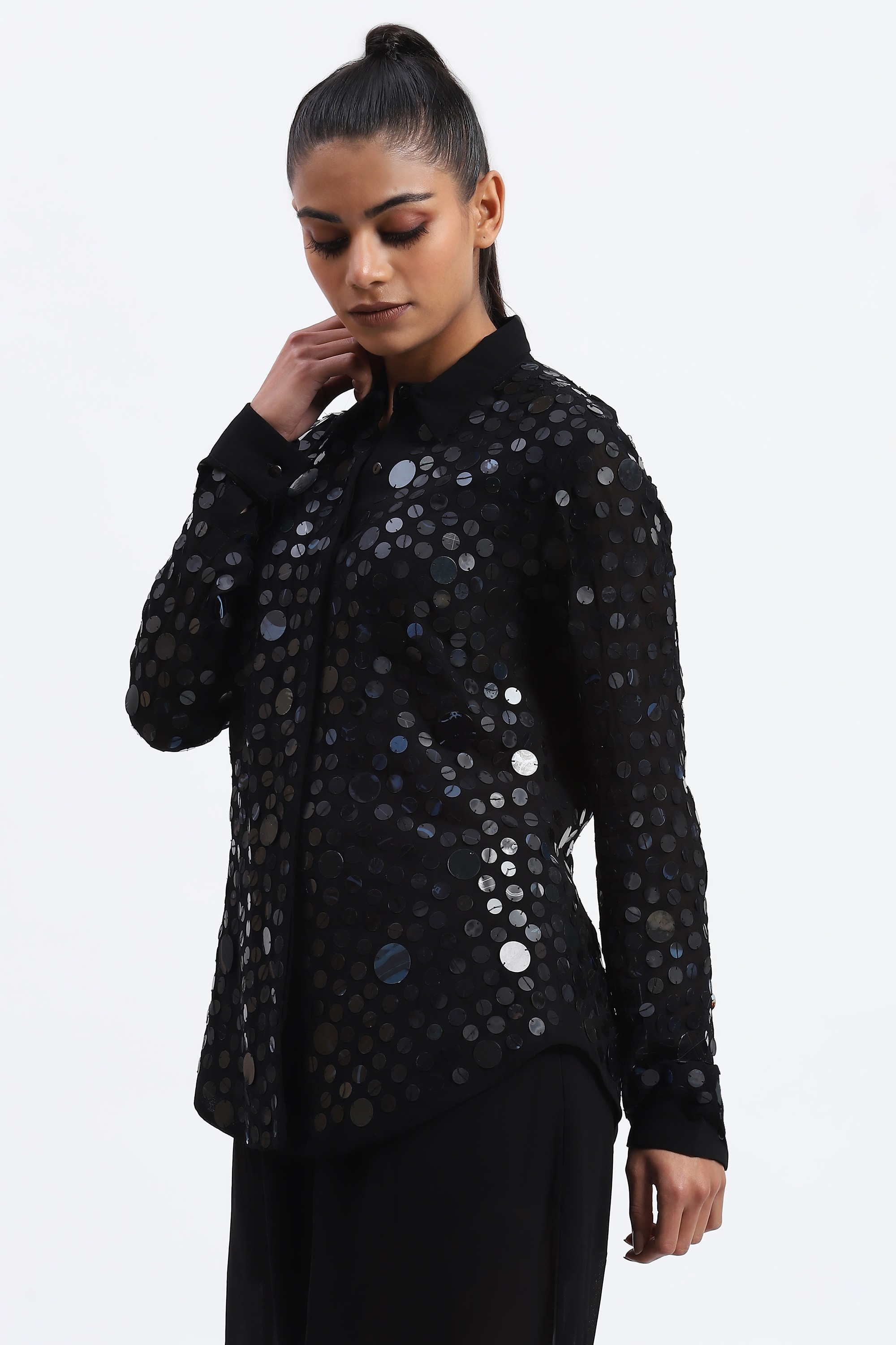 Recycled X Ray Sequins Shirt