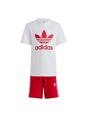 Adidas Kids Unisex Tracksuit Red