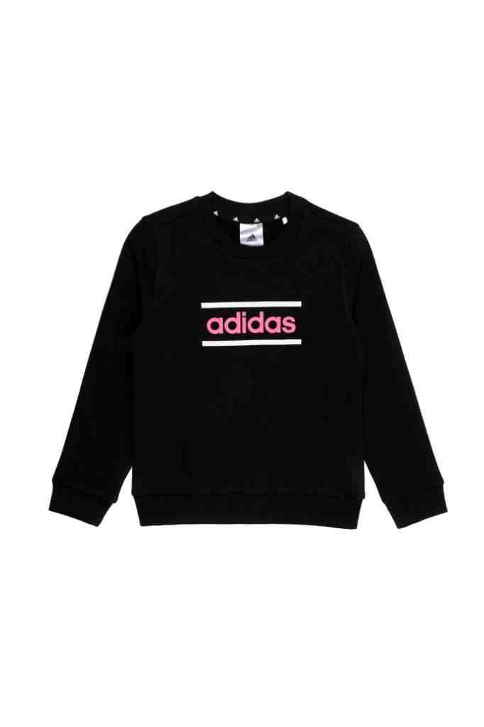 Adidas Kids Girls Sweatshirt Black