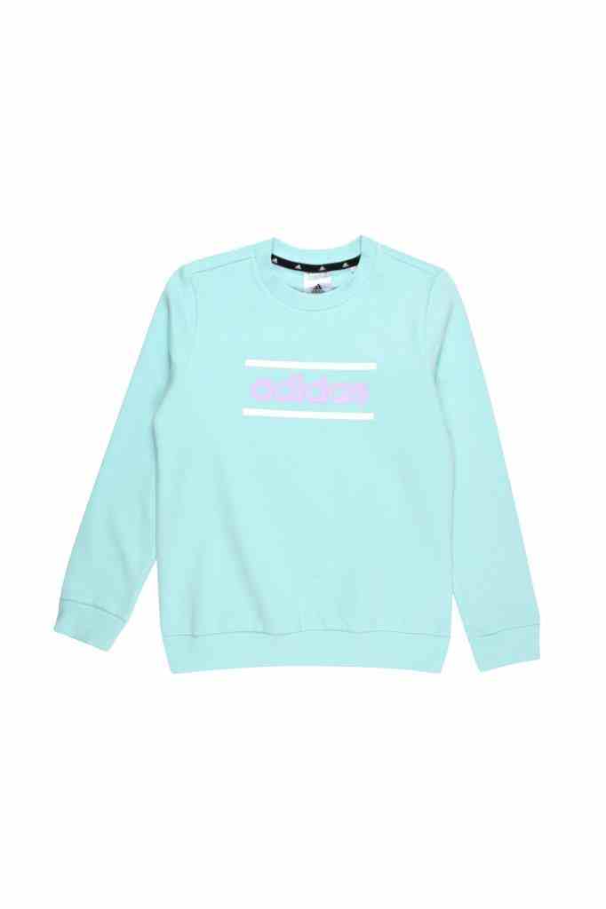 Adidas Kids Girls Sweatshirt Blue