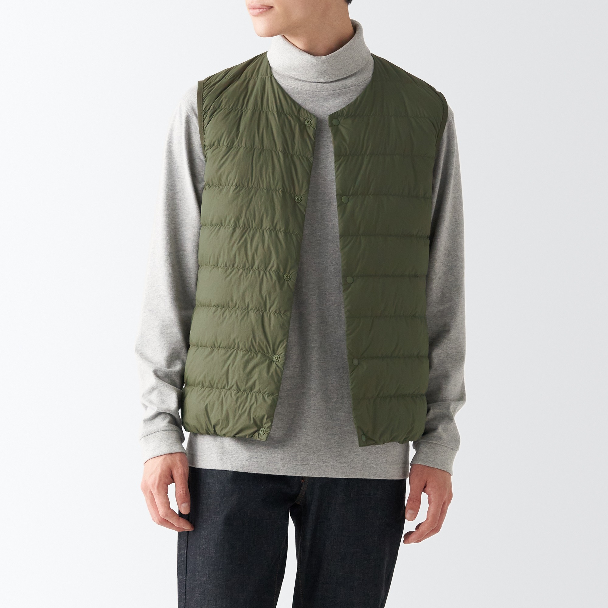 Muji down vest on sale