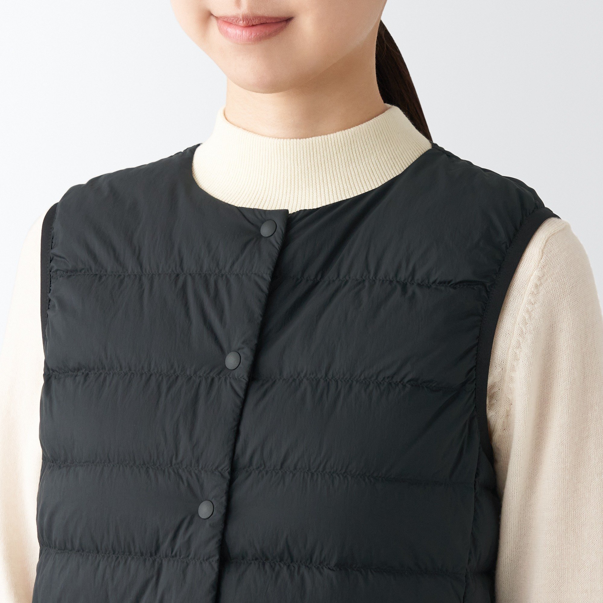Nylon Lightweight No collar Down vest