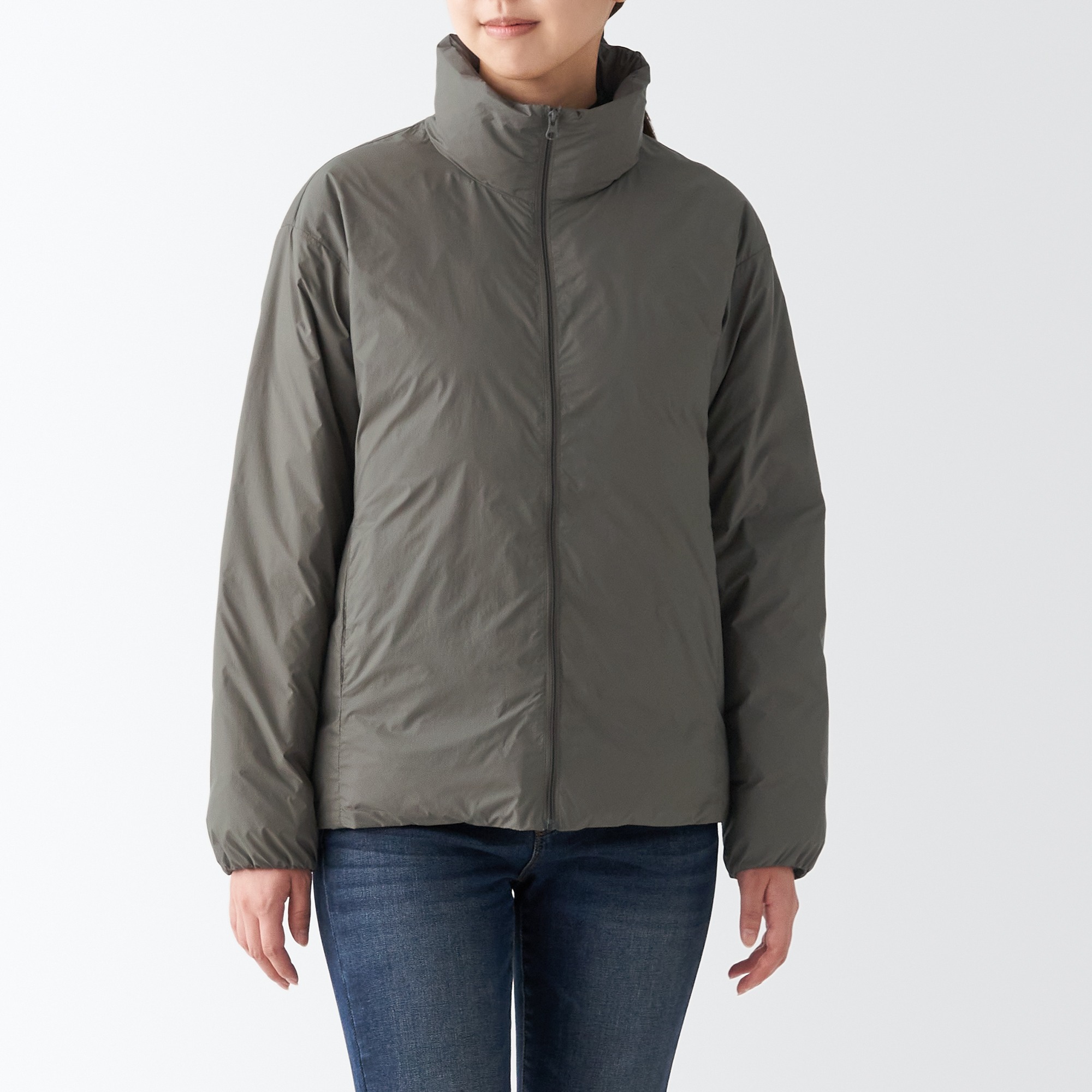 Nylon Lightweight stand collar Down jacket