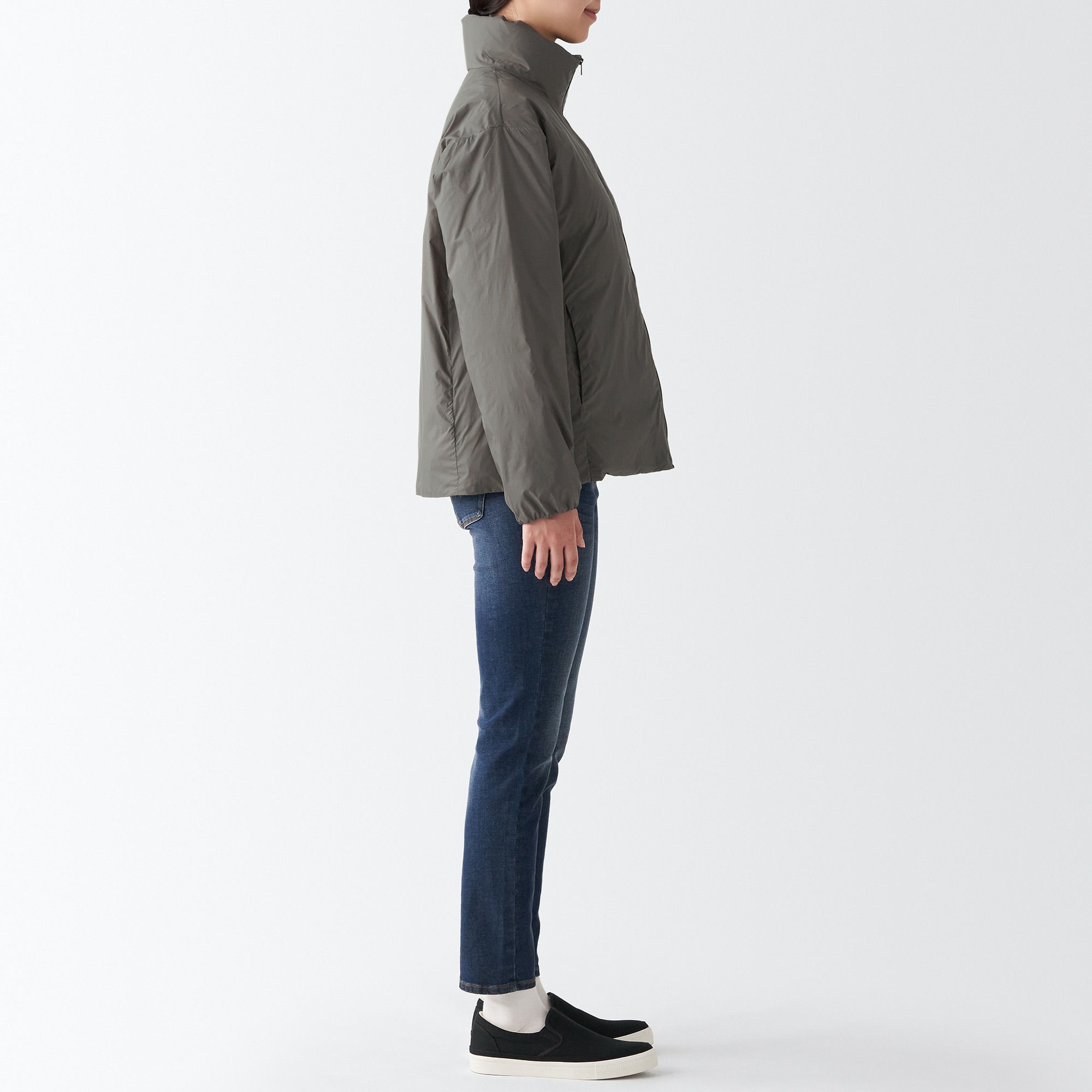 Nylon Lightweight stand collar Down jacket