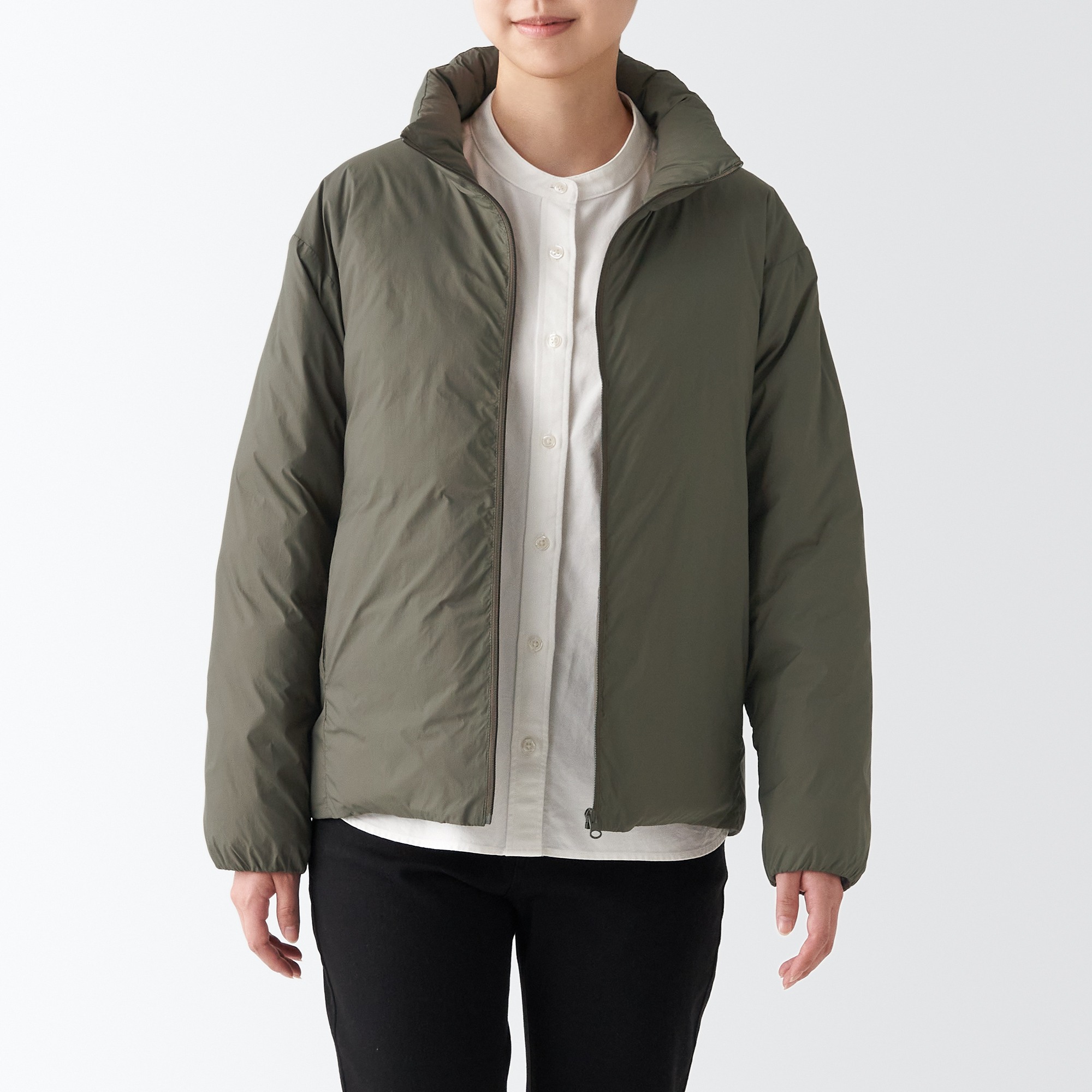 Nylon Lightweight stand collar Down jacket