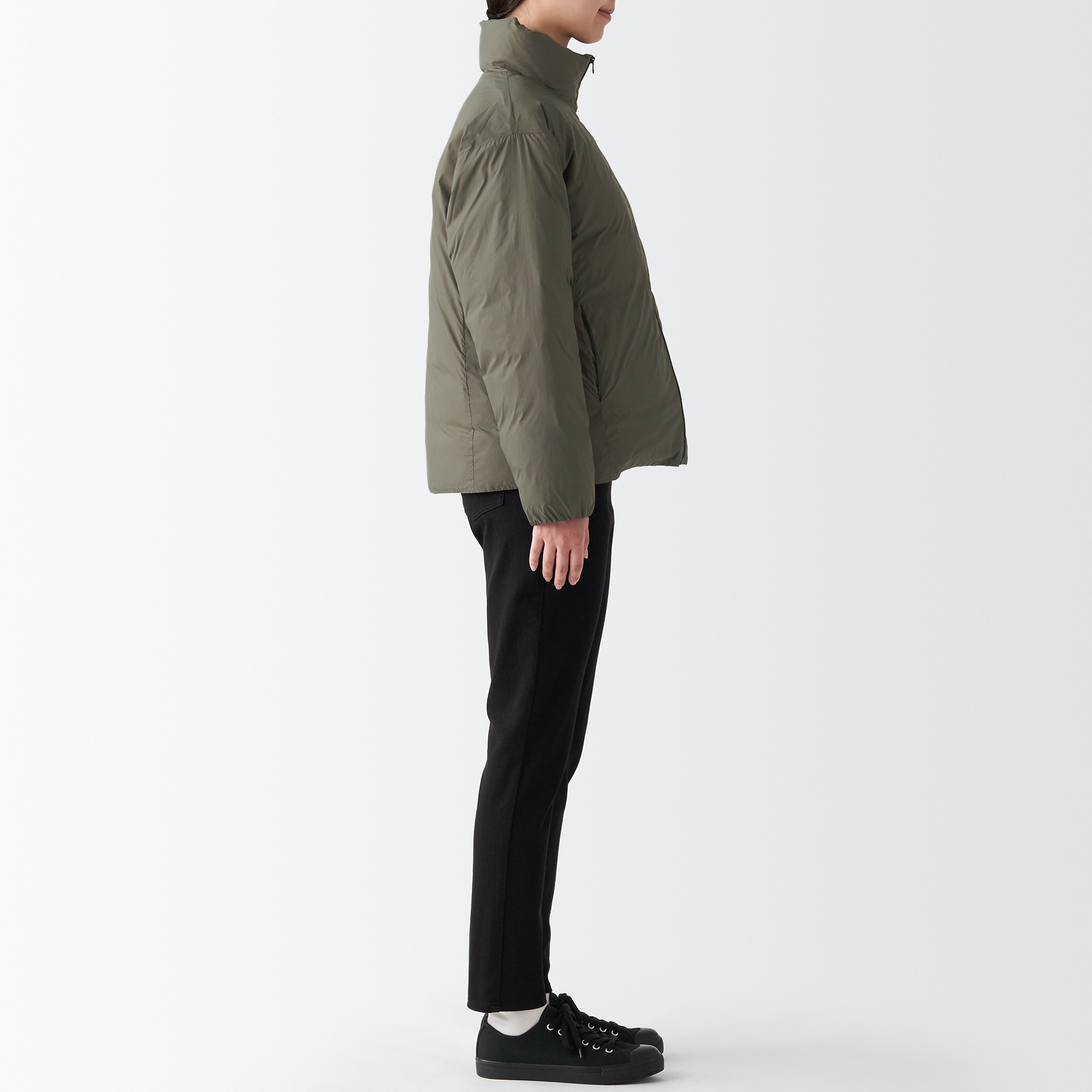 Nylon Lightweight stand collar Down jacket