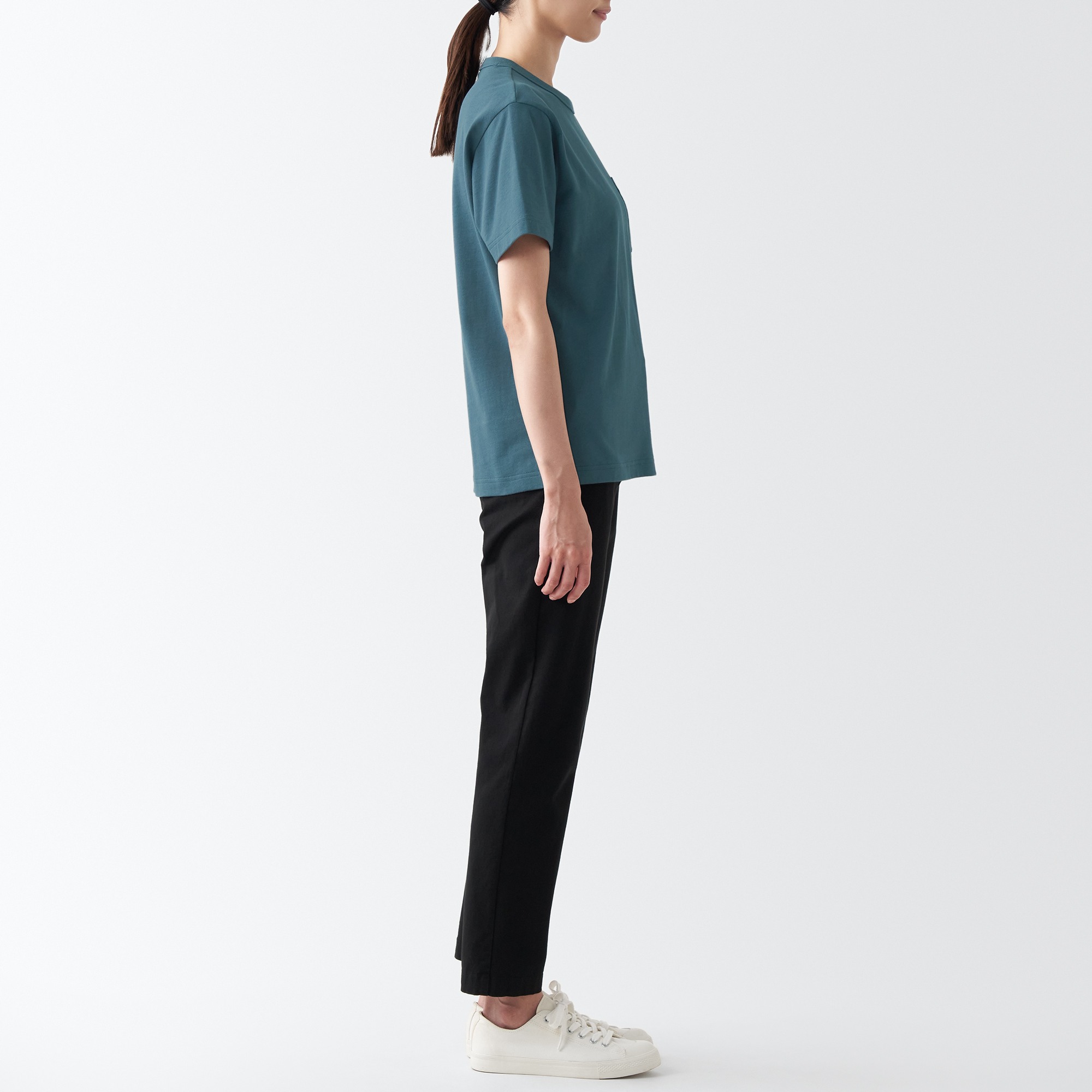 MUJI | Heavy weight Crew neck Short Sleeve T-Shirt