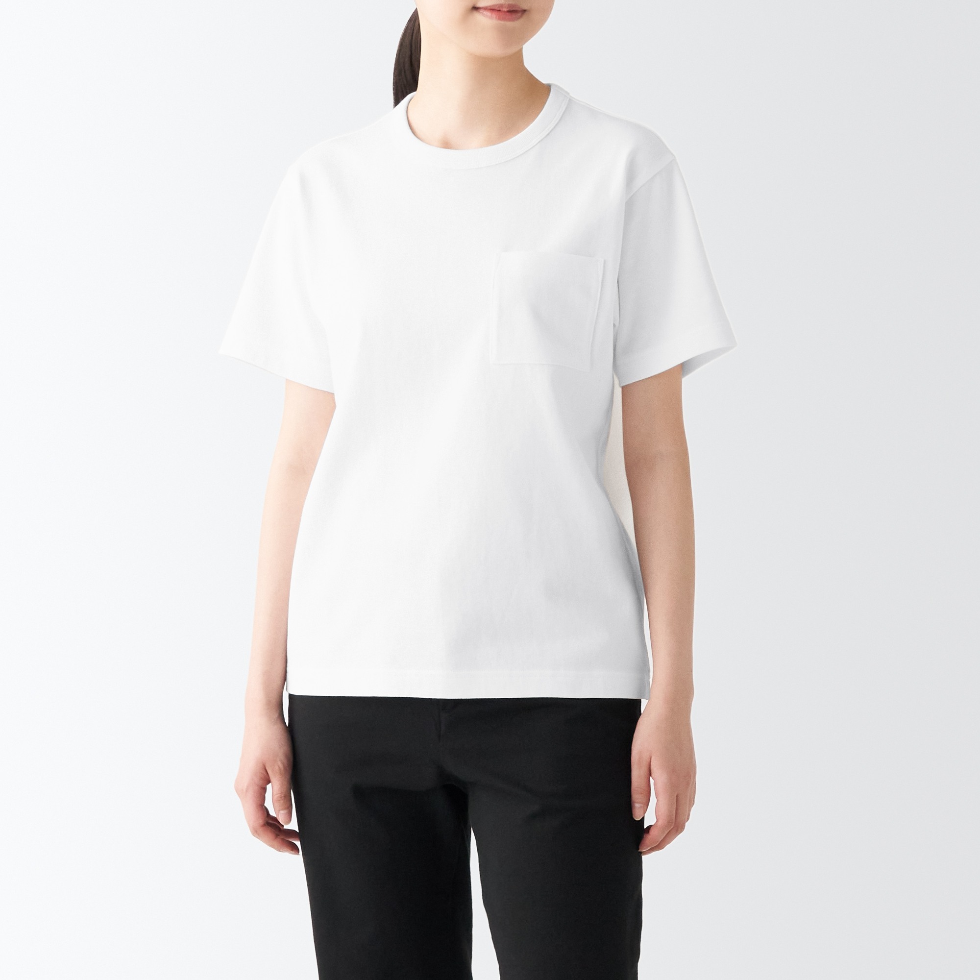 MUJI | Heavy weight Crew neck Short Sleeve T-Shirt