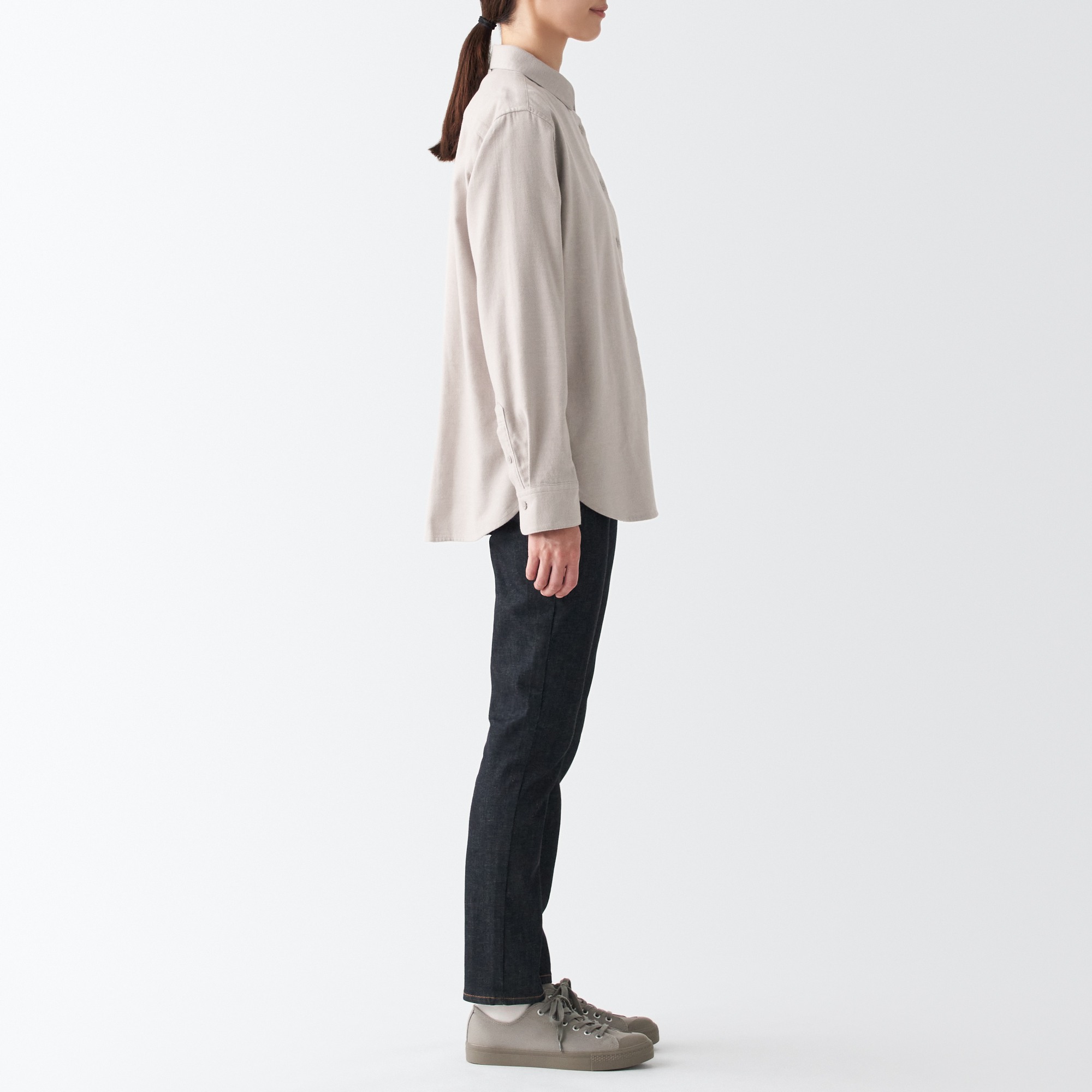 Flannel Regular Collar Long sleeves shirt