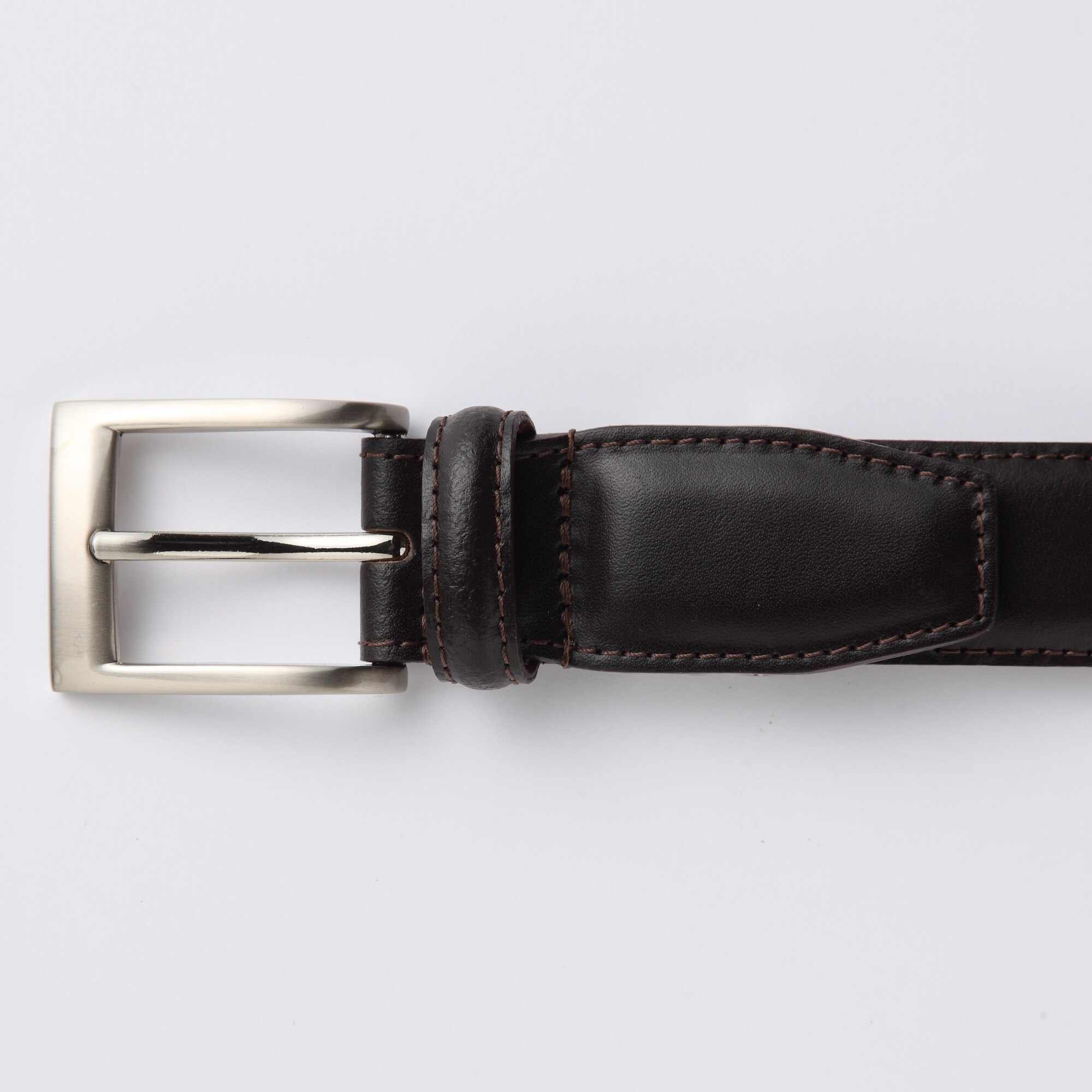 Vegetable tanned leather Adjustable length belt