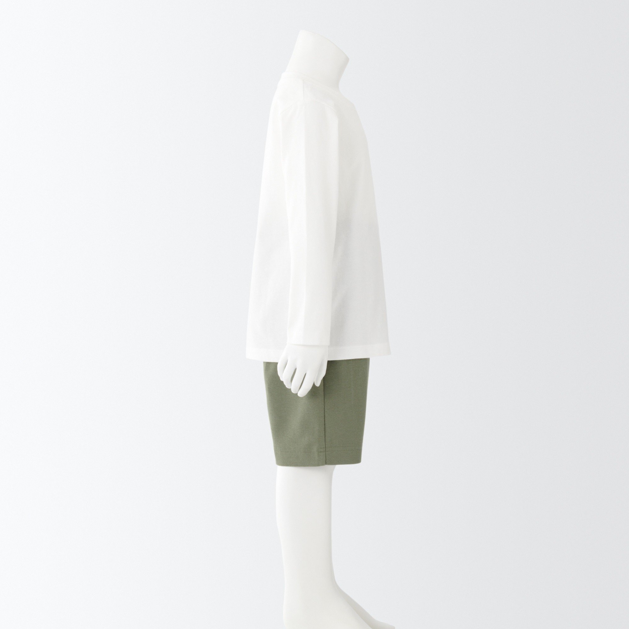MUJI | Stretch Rib half Pants (Kids)