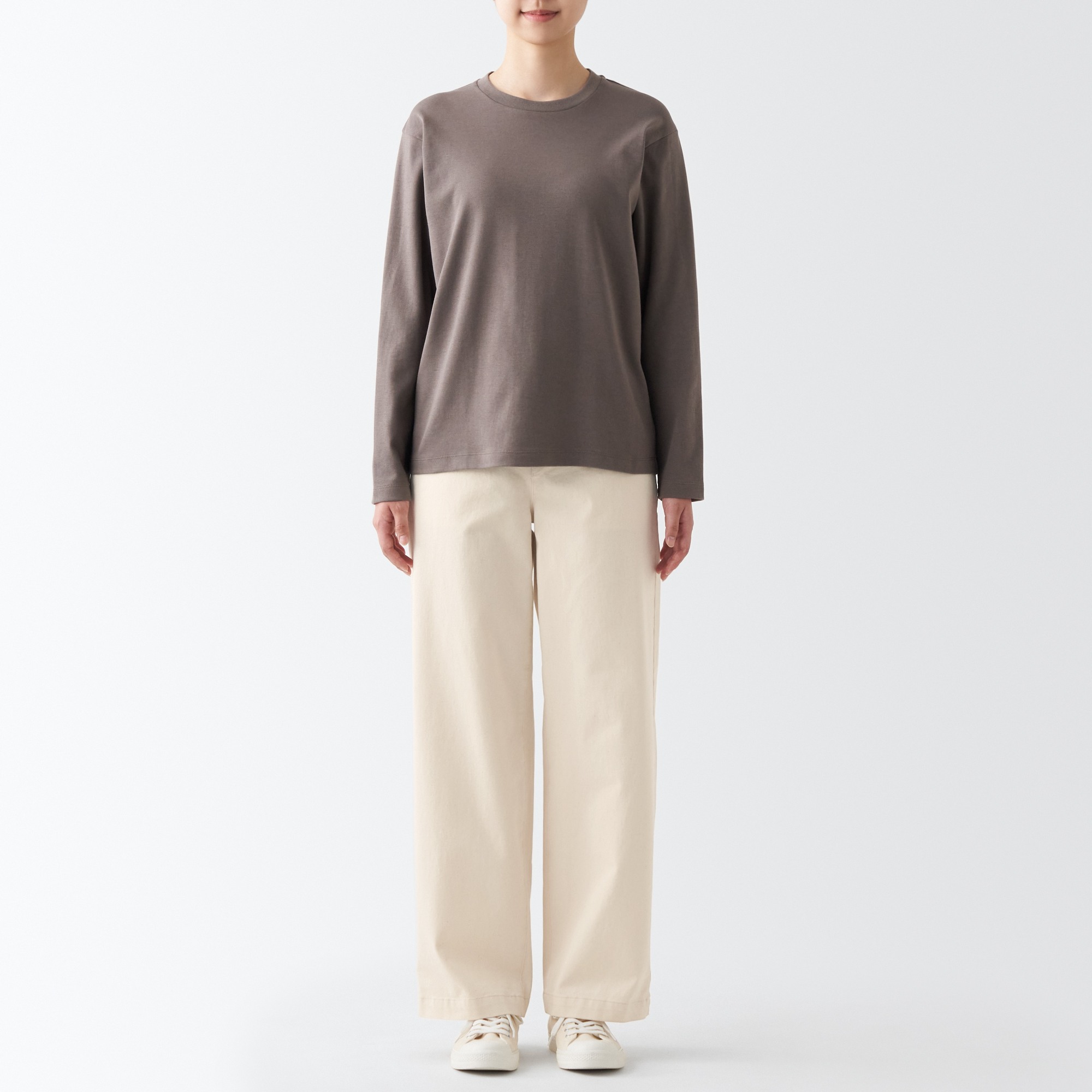 4-Way stretch chino Wide pants