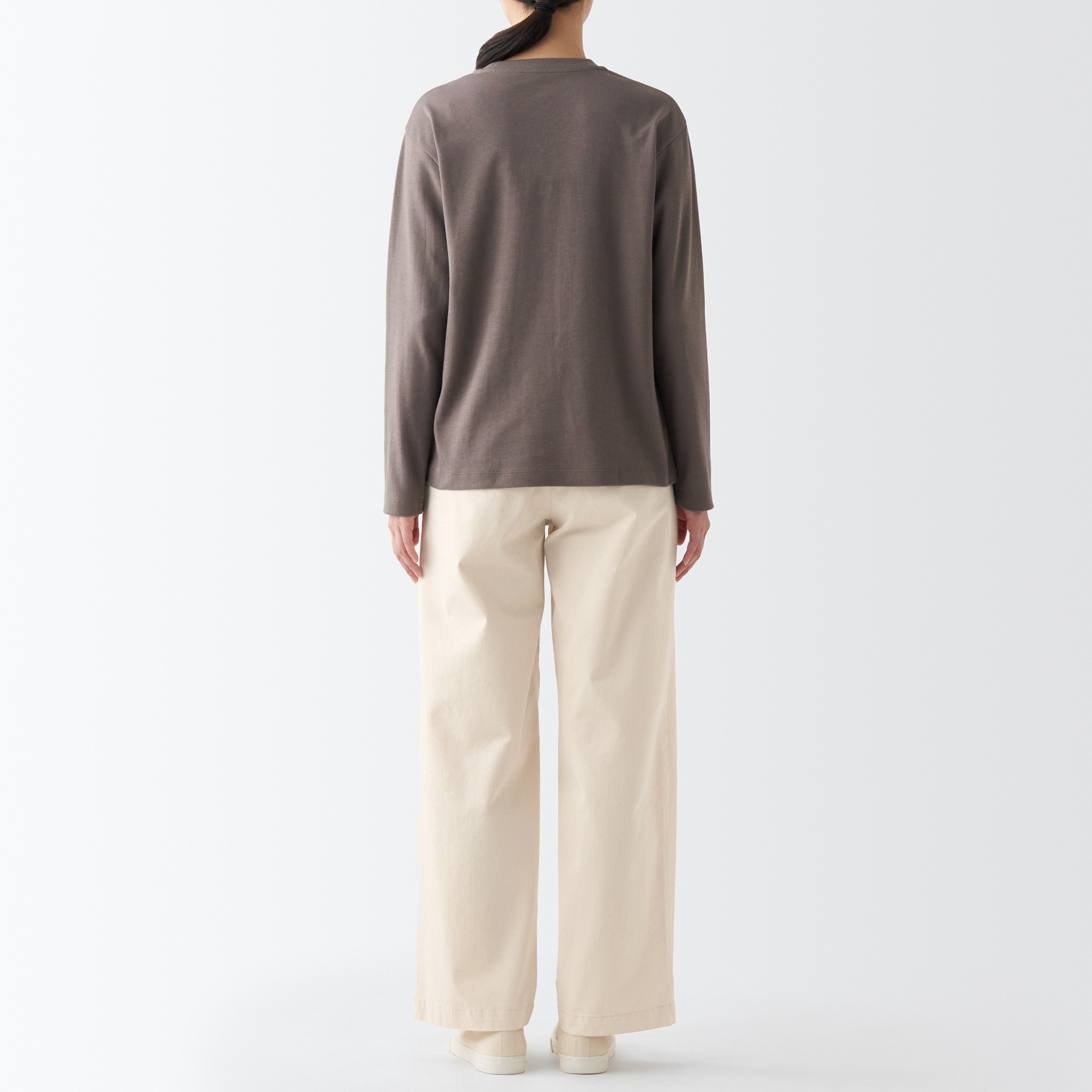 4-Way stretch chino Wide pants