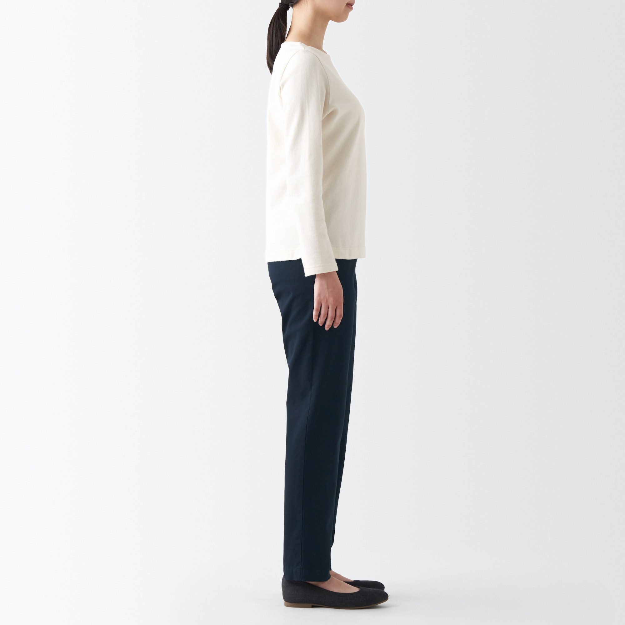 4-Way stretch chino Boyfit pants